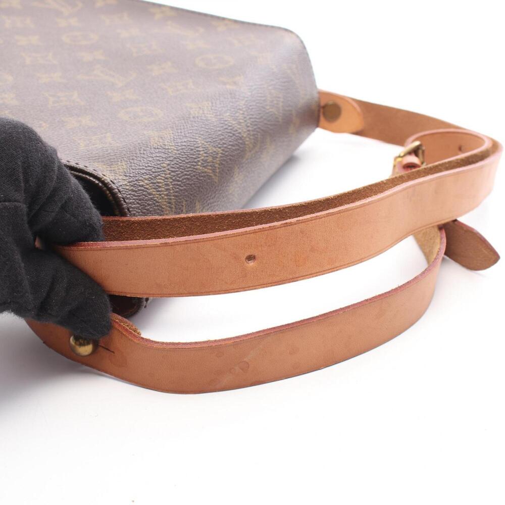 LOUIS VUITTON Authentic Brown Monogram Leather Shoulder Bag - Picture 9 of 11